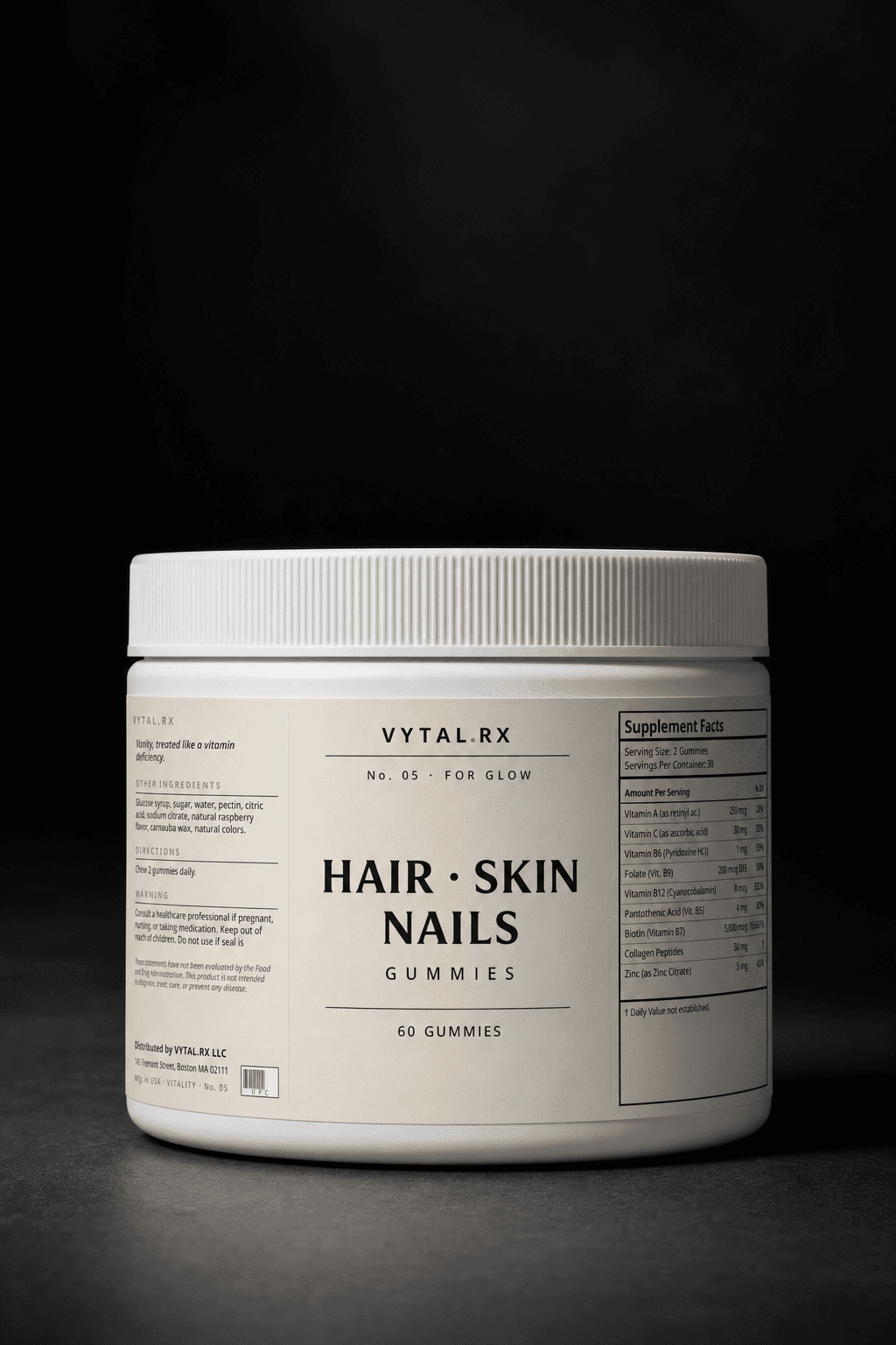 VYTAL.RX No. 05 Hair · Skin · Nails Gummies